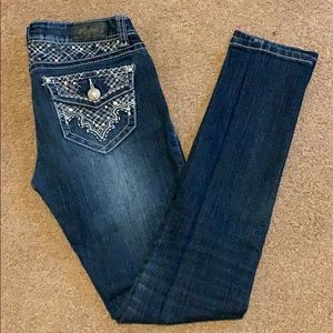 ZCO Bedazzled Skinny Jeans
